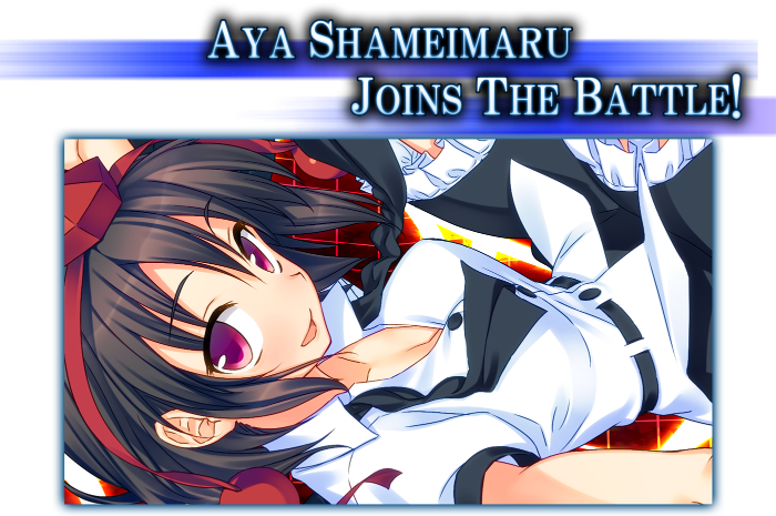 Aya Shameimaru joins the battle!
